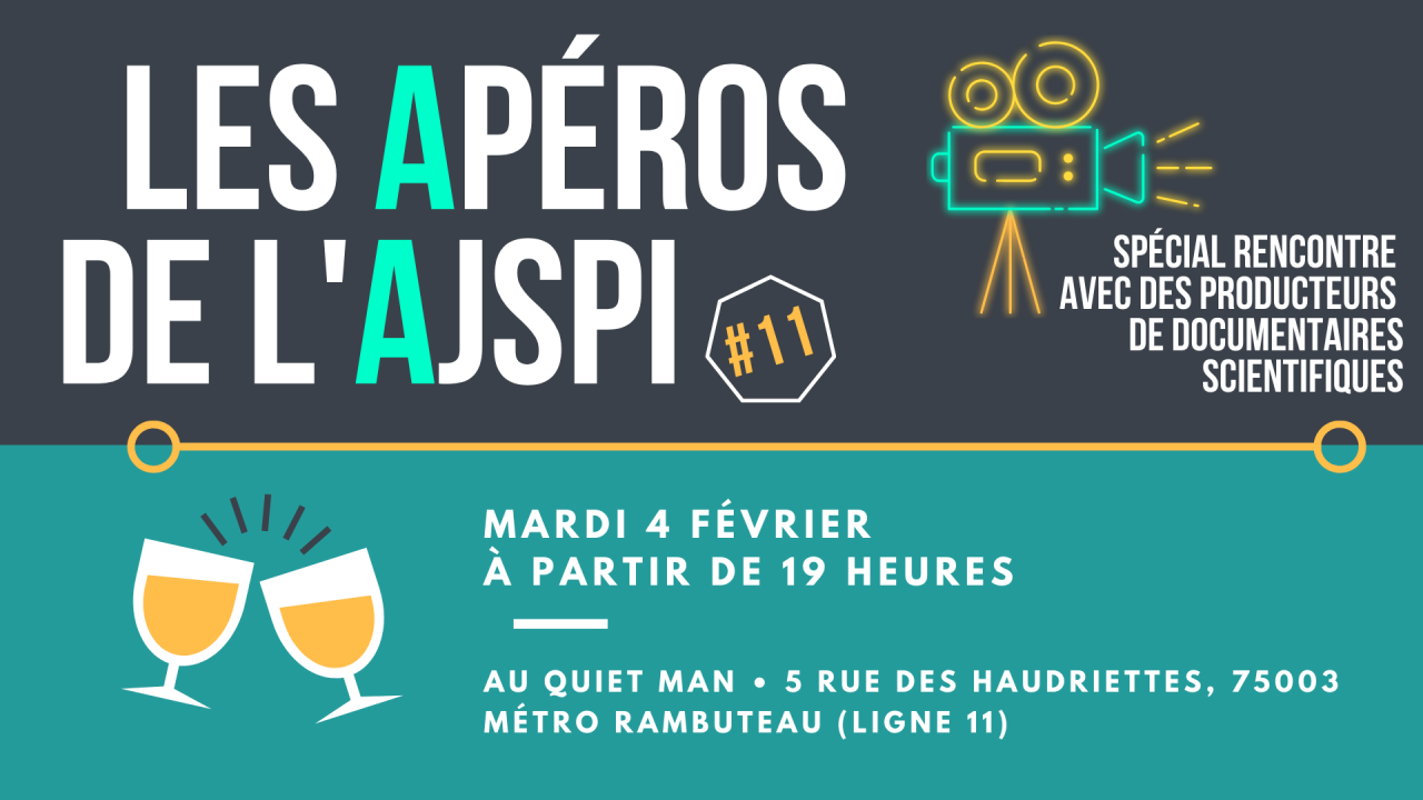 Apéro #11 // rencontre avec des producteurs de documentaires scientifiques