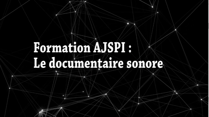 Formation docu sonore