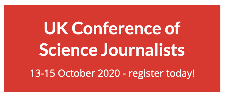 La conférence 2020 des journalistes scientifiques britanniques