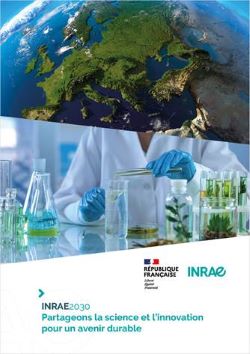 « INRAE2030 » – Priorités stratégiques d’INRAE pour les 10 prochaines années