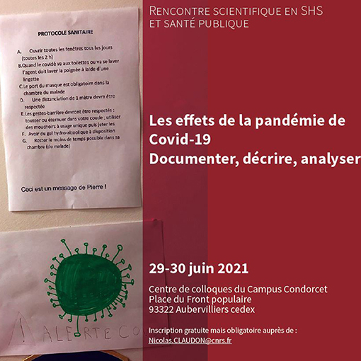 Conférence de presse et colloque - La crise du Covid-19 vue par les sciences humaines et sociales