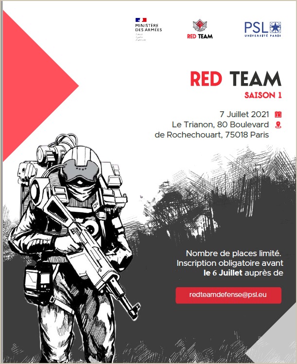 Red Team Défense – restitution Saison1 – Invitation