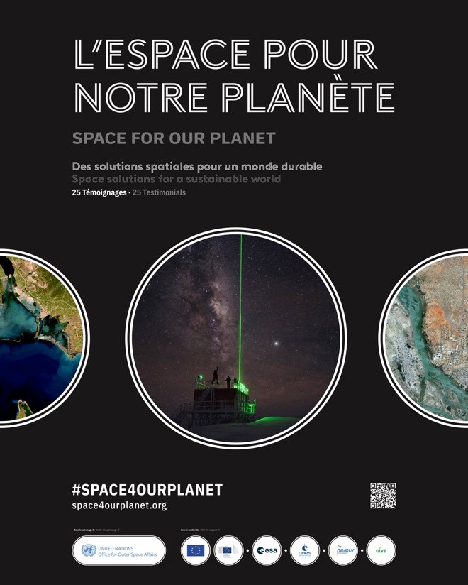 Invitation Presse à l’exposition multimédia “L’Espace pour notre Planète”