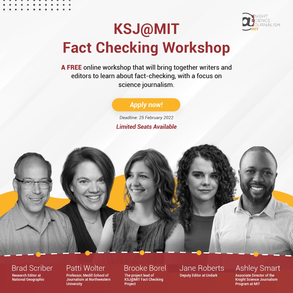 Atelier Fact-checking avec le  KSJ@MIT