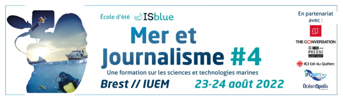 4ème édition de l'école d'été Mer et Journalisme "Océans et Climats"