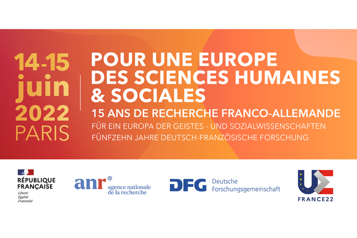 Invitation presse : Colloque “Pour une Europe des sciences humaines et sociales”, 15 ans de recherche franco-allemande, les 14 et 15 juin à Paris