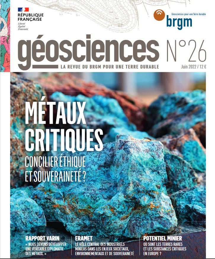 Sortie de Géosciences consacré aux métaux critiques