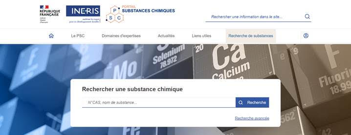Invitation presse de l'INERIS : présentation du nouveau portail substances chimiques
